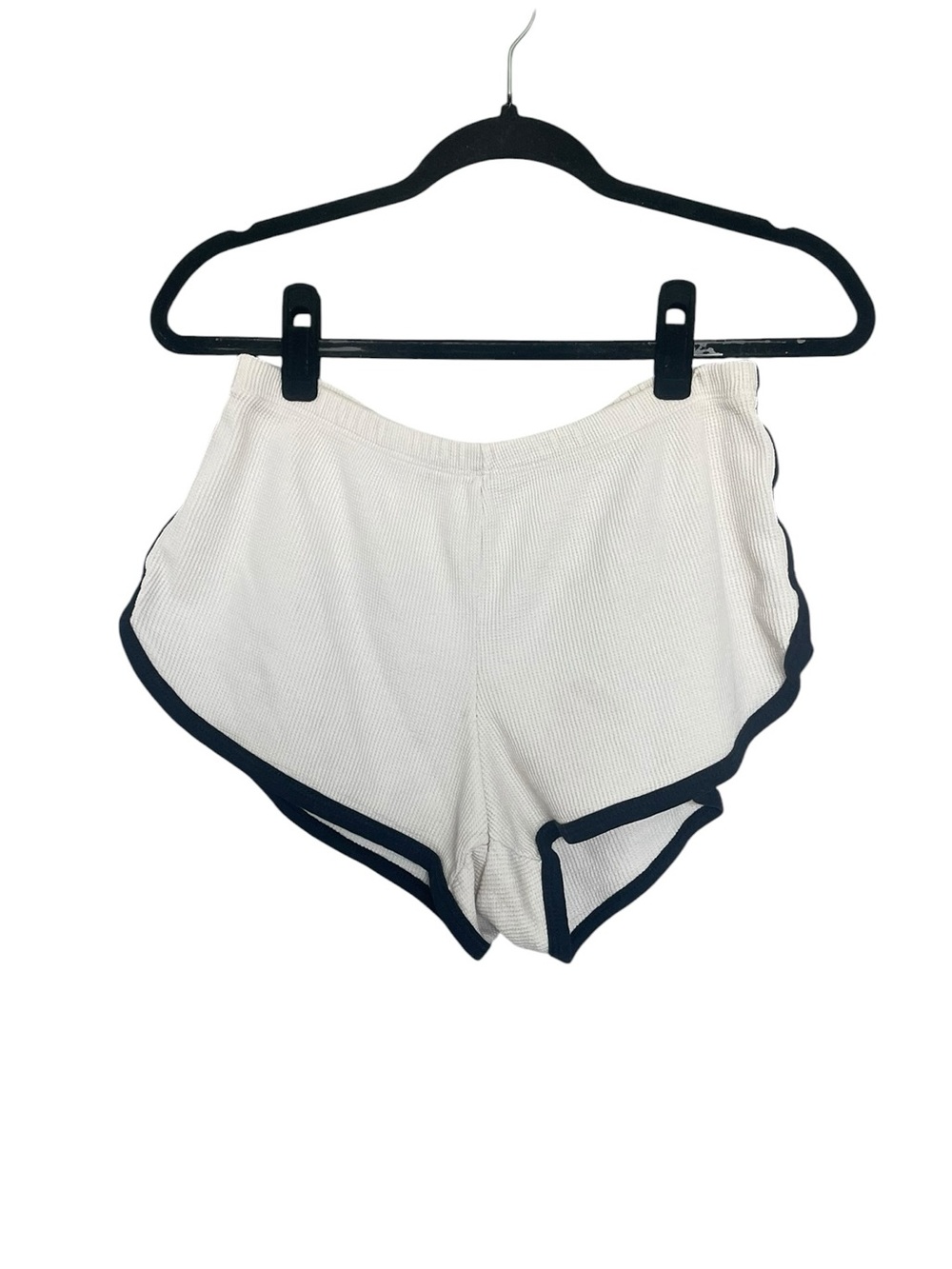 Brandy Melville Cream Ribbed Shorts